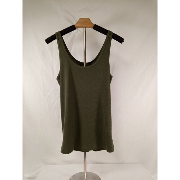 Old Navy Olive Green & Sage Green Slim Fit First Layer Tank Top Size Large - Picture 11 of 16